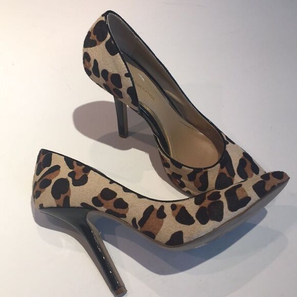 BCBGeneration Animal Print High Heel Shoes - Size 6 - Elegance Redefined - Picture 3 of 9